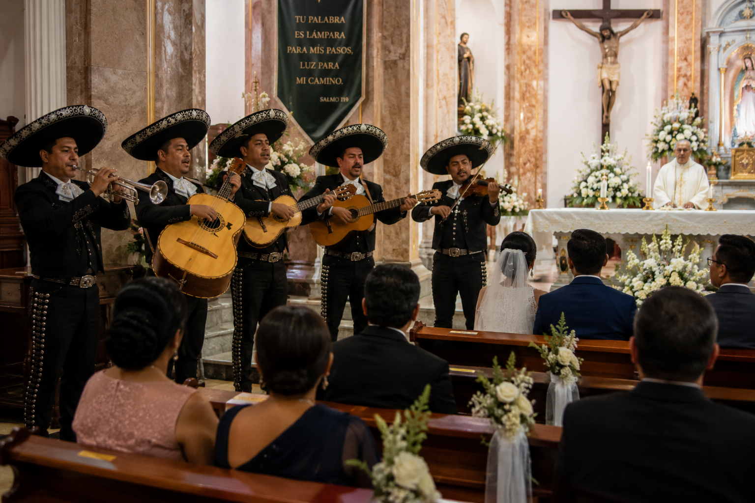 fondo mariachi en misa